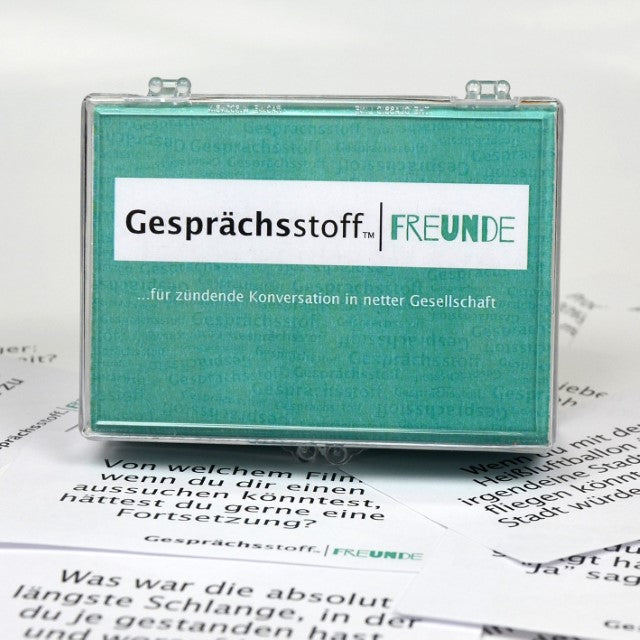 Gesprächsstoff Freunde