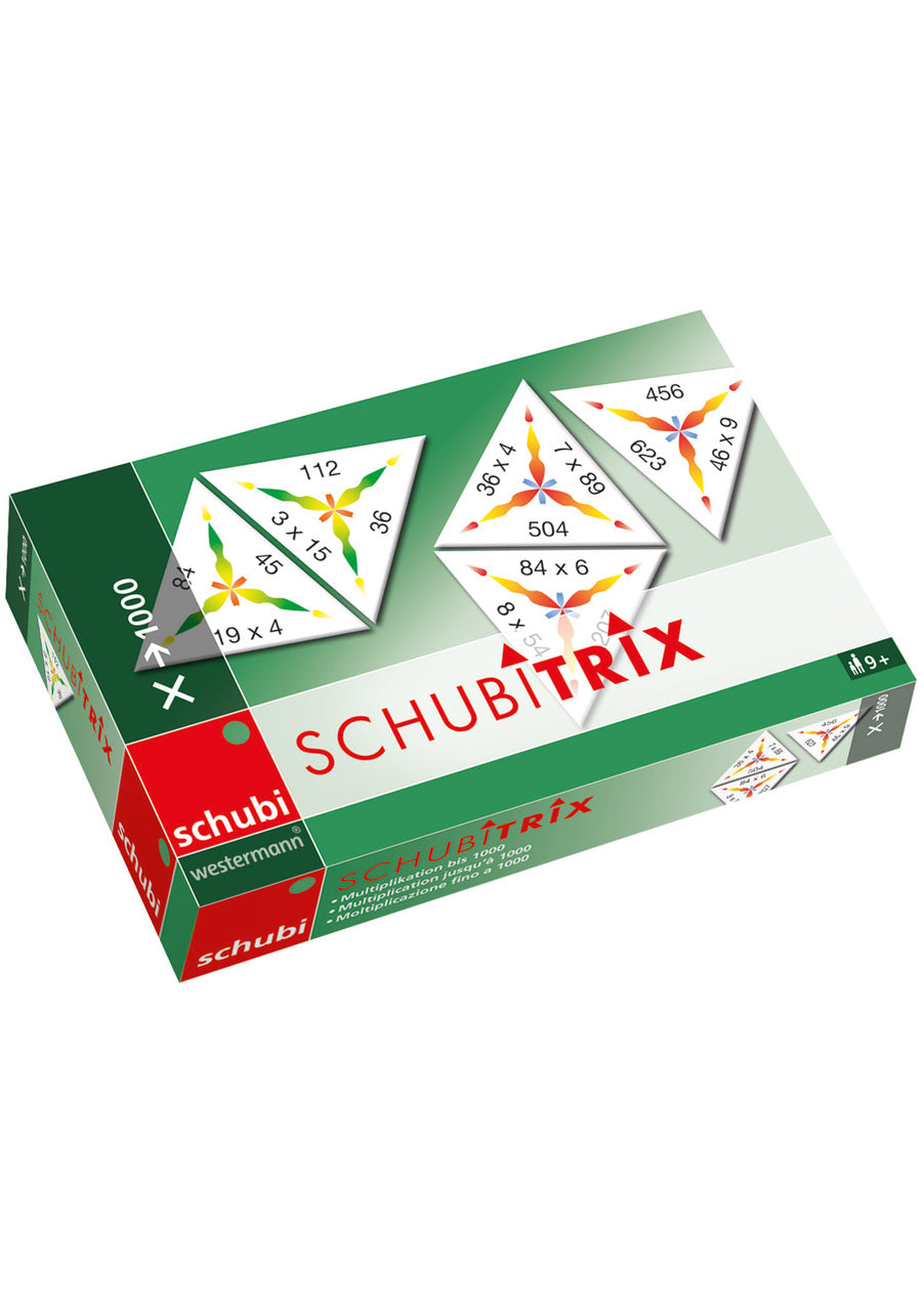 Schubitrix Multiplikation bis 1000. Mathematik 3./4. SJ. Lernspiel