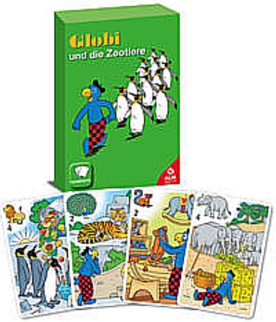 Globi Quartett und die Zootiere