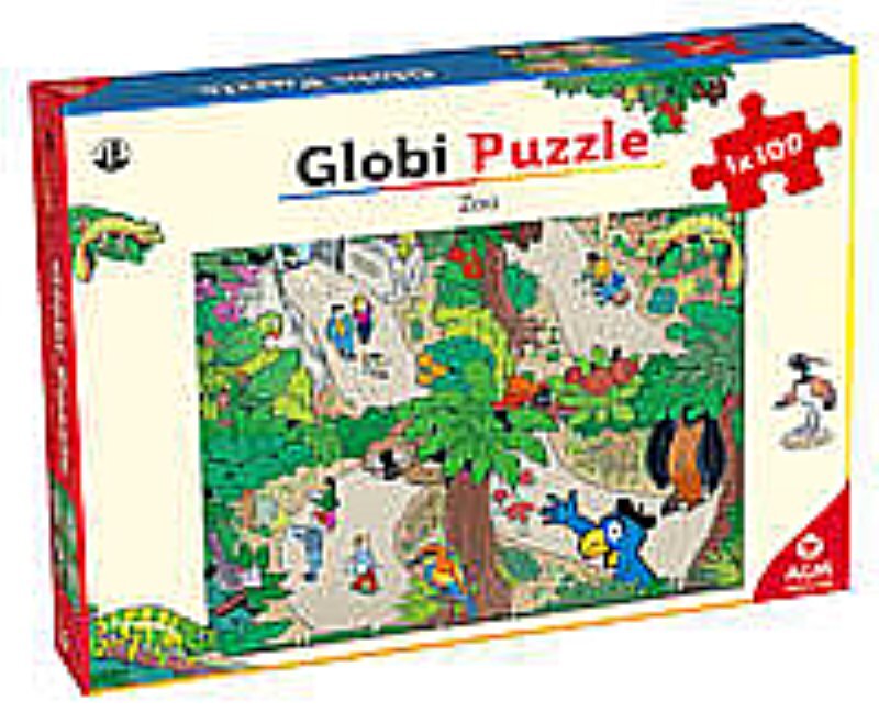 Globi Puzzle Zoo