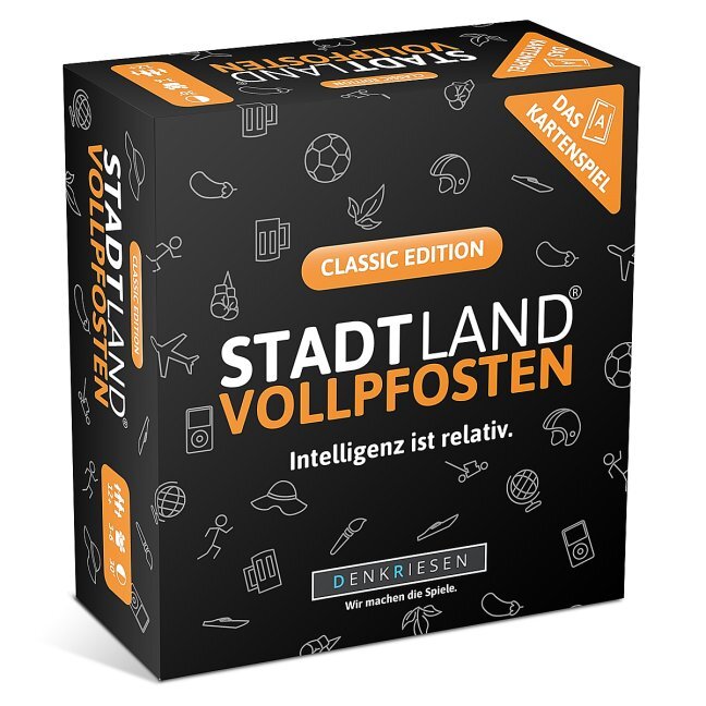 DENKRIESEN - STADT LAND VOLLPFOSTEN - Das Kartenspiel - Classic Edition
