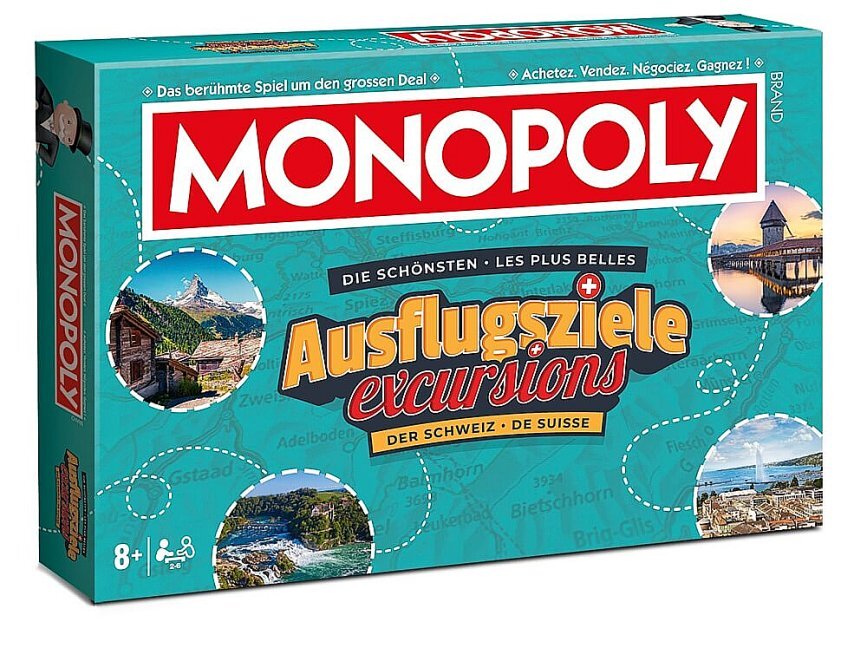 Monopoly Die schönsten Ausflugsziele der Schweiz