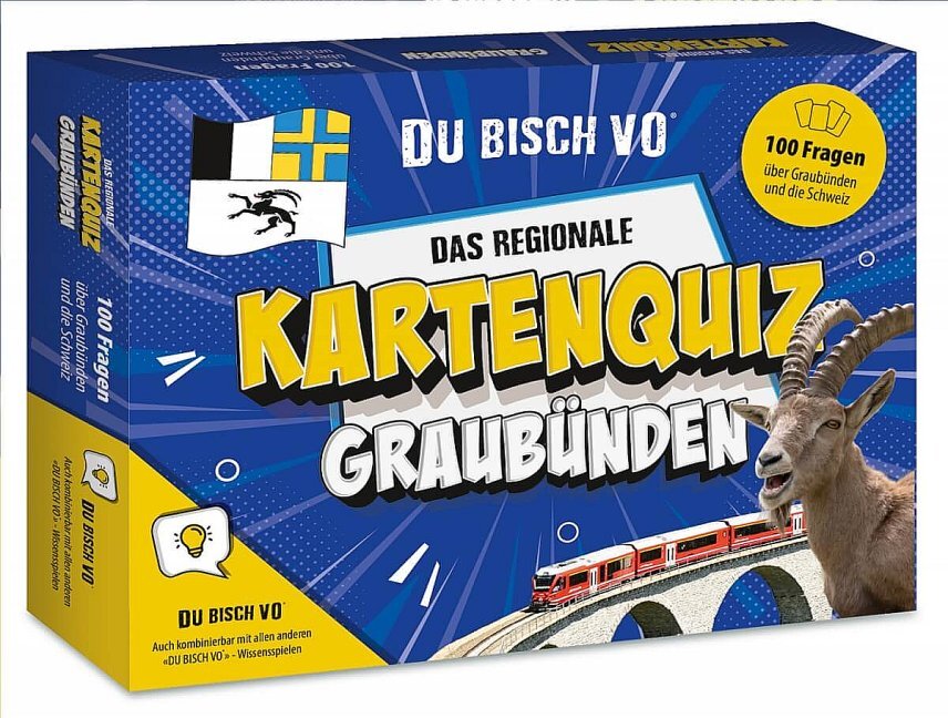 DU BISCH VO® Graubünden Quiz - Das Kartenspiel