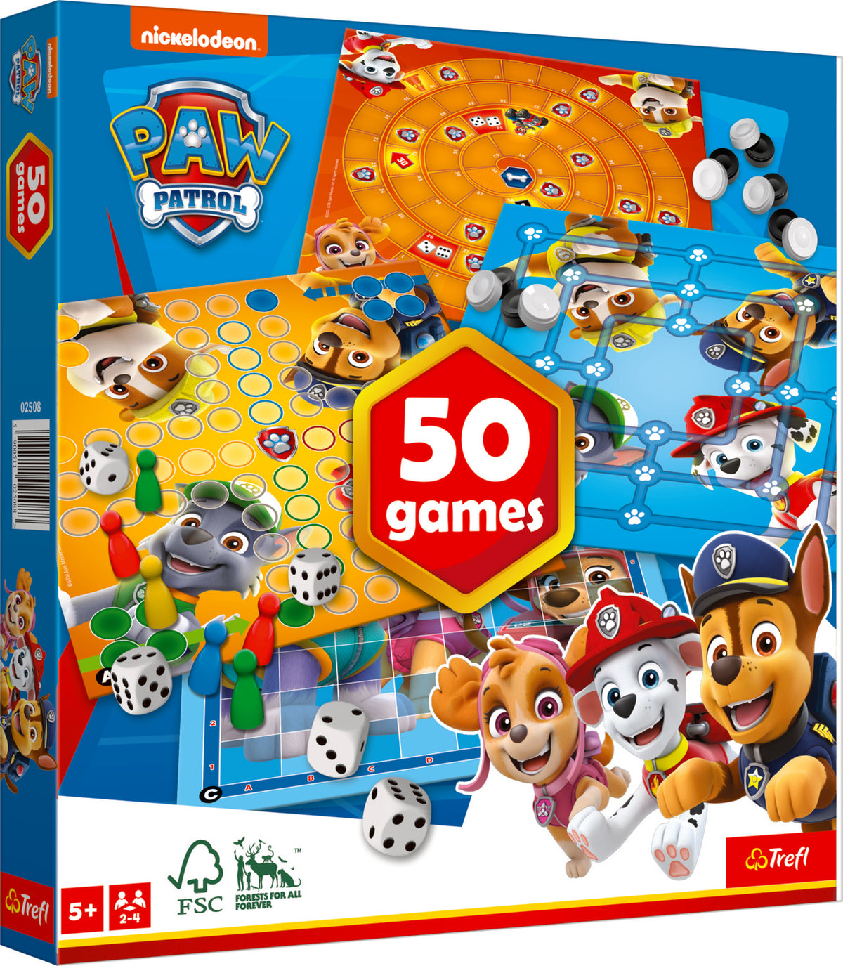 Spielesammlung 50 Spielmöglichkeiten Paw Patrol