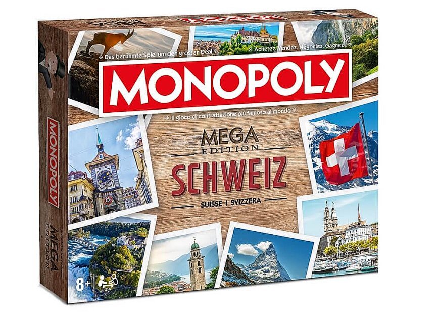 MEGA Monopoly Schweiz/Suiss/Svizzera