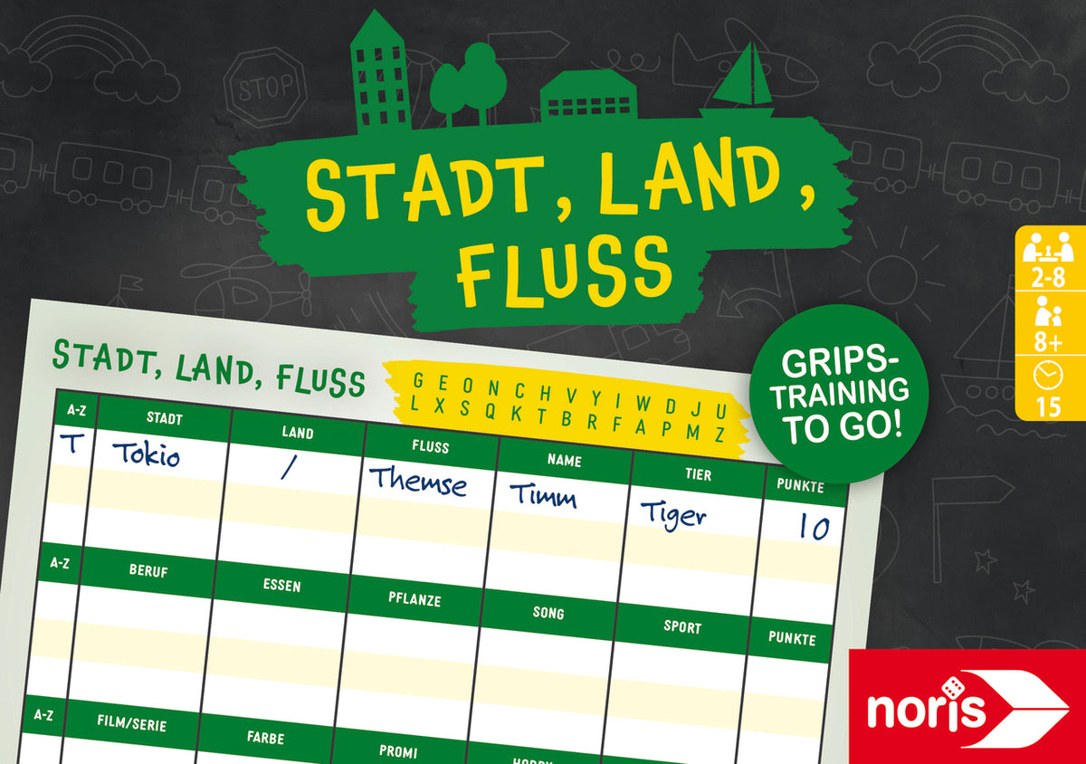 Stadt, Land, Fluss - Spielblock