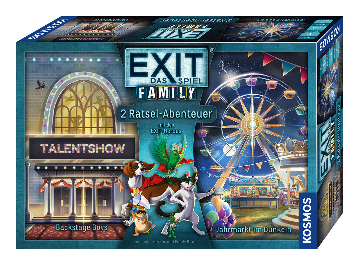 EXIT® - Das Spiel - Family 2 - Backstage Boys/Jahrmarkt im Dunkeln